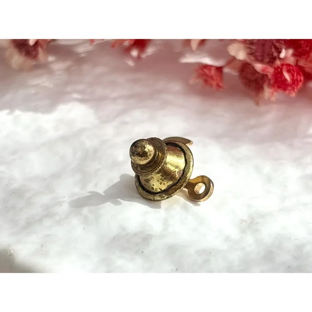 Tiny Anchor Push Back Pin Vintage Pin